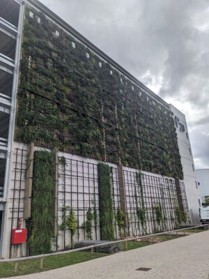 Fassadenbegrünung Parkhaus HIP in Heidelberg