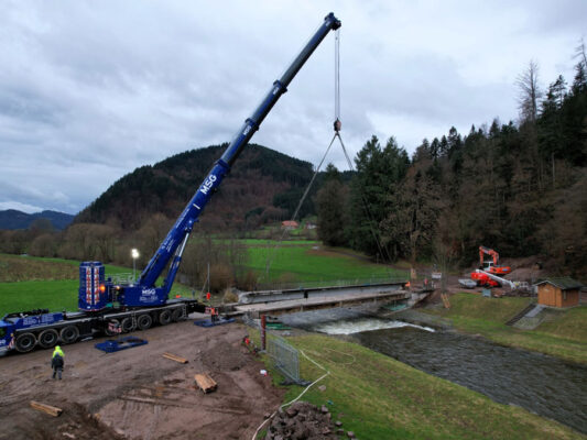 Erneuerung der Eulenwaldbrücke bei Gutach i. Breisgau
